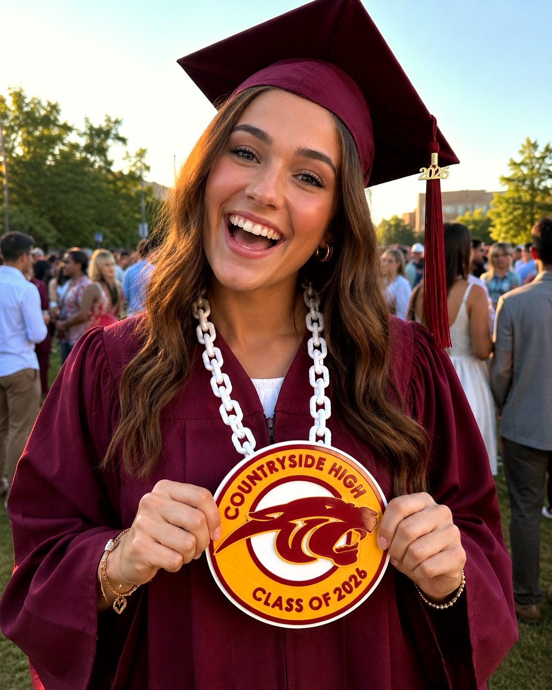 Countryside High graduation hype chain