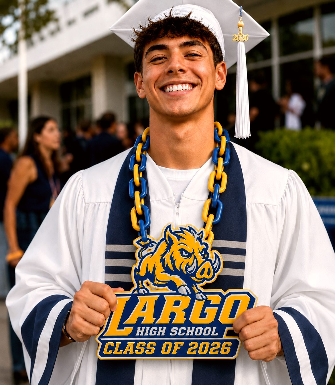 Largo High graduation hype chain